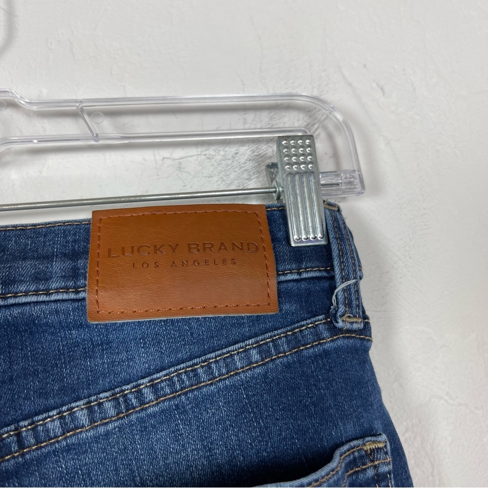 Lucky Brand Jeans Denim Mid Rise Skinny Ava Medium Blue Wash Zipper‎ Fly Stretch - Picture 7 of 8